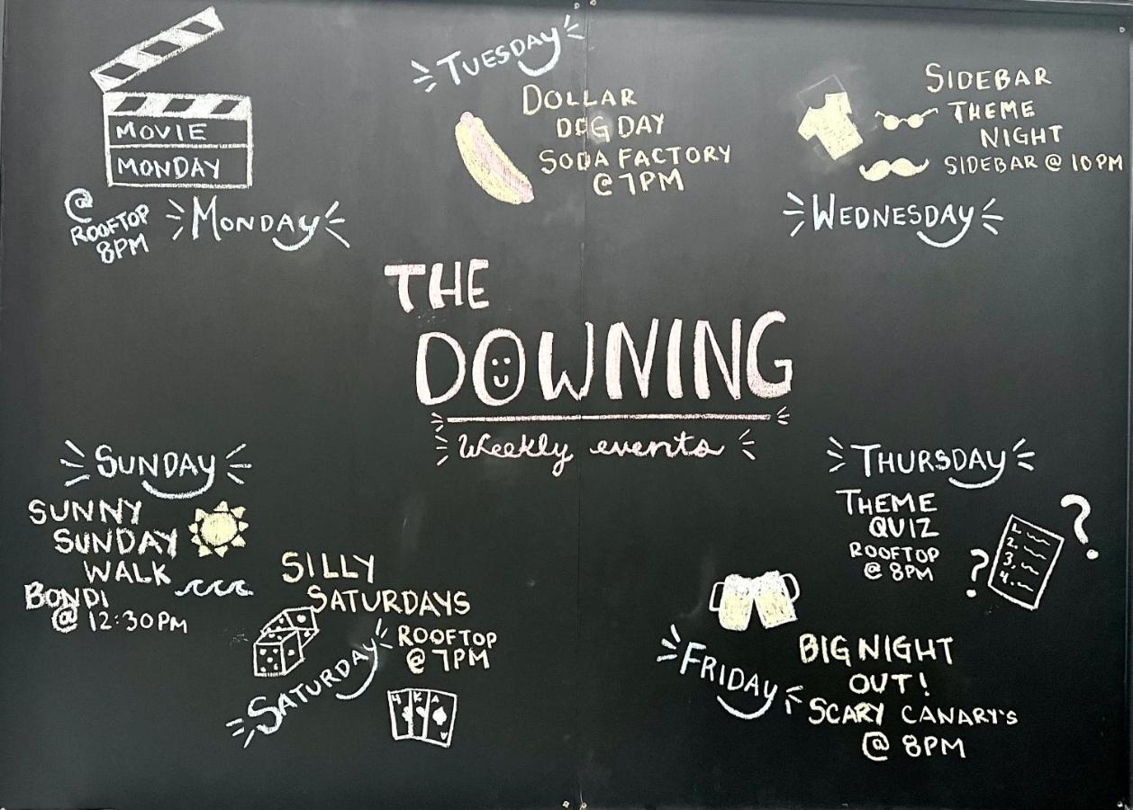 The Downing Hostel Sídney Exterior foto